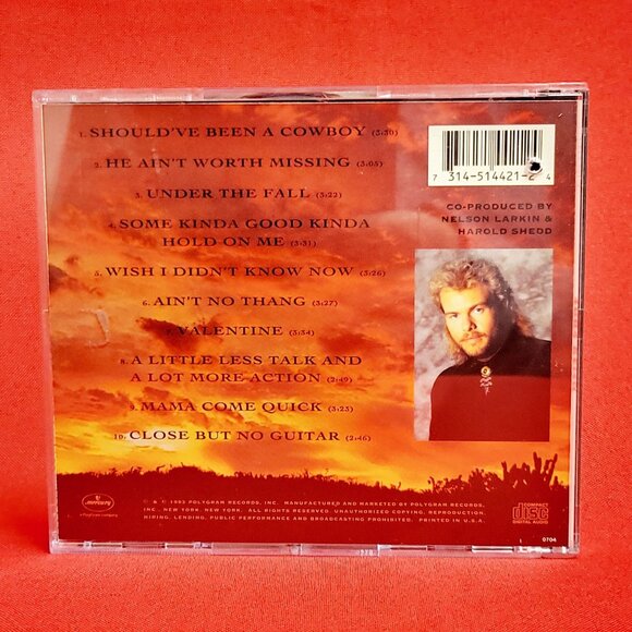 Toby Keith Audio CD 1993 Debut Album Country Music Legend - Picture 2 of 8